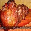 Jambon glazurat la cuptor