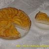 Tarta cu crema de vanilie si piersici ----- de post