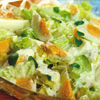 Salata verde cu sos si oua