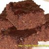 Prajitura cu nuca, gem si cacao - de post