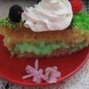 Tort cu crema de nuca de cocos verde 