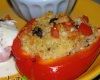 Ardei umpluti cu couscous gremolata