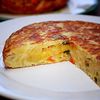 Tortilla de cartofi cu ceapa
