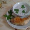 Ciulama de ghebe cu pulpe la cuptor