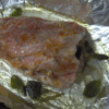 Friptura de porc cu garnitura de fasole si rosii