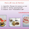 Meniu festiv alb-rosu de Martisor