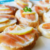 Tartine cu somon afumat