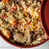 Pilaf sarbesc cu pui (Rice with vegetables and chicken)