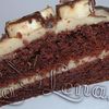 Tort cu ciocolata si budinca de vanilie (de post)