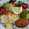 Clesti crab pane, cu legume 