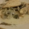 Pui gorgonzola cu ciuperci 
