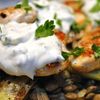 Salata de linte verde cu pui si castravete 