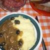 Ficat de Porc cu Sos de Smantana si Masline Negre