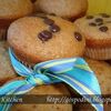 Muffins cu banane si ciocolata