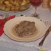Friptura de vita cu sos de piper verde (Pfeffersteak)
