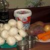 Cartofi Umpluti si Crema de Ciuperci