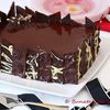 Tort mousse de ciocolata cu crema de iaurt si mure