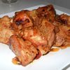 Friptura de porc cu ceapa