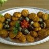 Ciuperci umpute cu carne de crab 