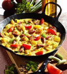 Omleta (frittata) cu ketchup