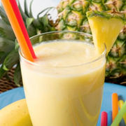 Bautura cu ananas, kiwi si banane