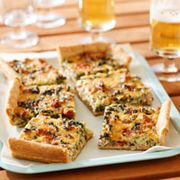 Tarta crumble cu pesto