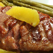 Muschi de porc cu portocale