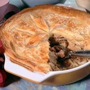 Placinta cu carne de pui si marar