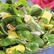 Salata de spanac, ananas si bacon