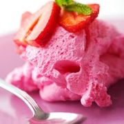 Spuma de capsuni cu gelatina