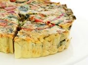 Quiche cu pui si legume