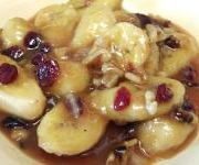 Banane cu sos de caramel