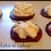 Chips de betterave avec cervelle de canuts - Chips de sfecla rosie cu branza lioneza