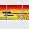 Painted Abstract Painting Decoration Stretched