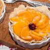 Mini tarte cu piersici si crema de patiserie / Mini tarts with vanilla pastry cream and peaches