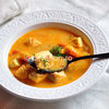 Supa de peste cu creveti si curry