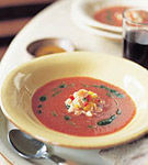 Supa rece de tomate si busuioc