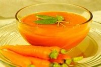 Supa rece de morcovi (2 portii)