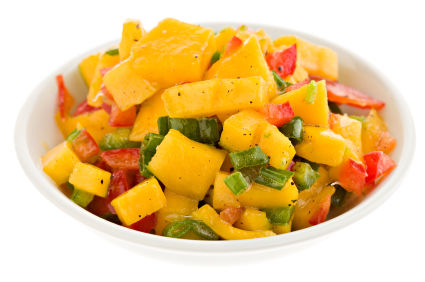 Salată de mango picantă