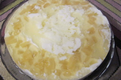 Prajitura cu iaurt si ananas