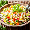 Salată mediteraneană cu quinoa